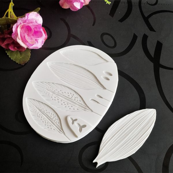 M2398-2 Incredible 2pcs Silicone Petal Press Mold Lily Floral Petal Mold Gumpaste Flower |Byjunyeor®
