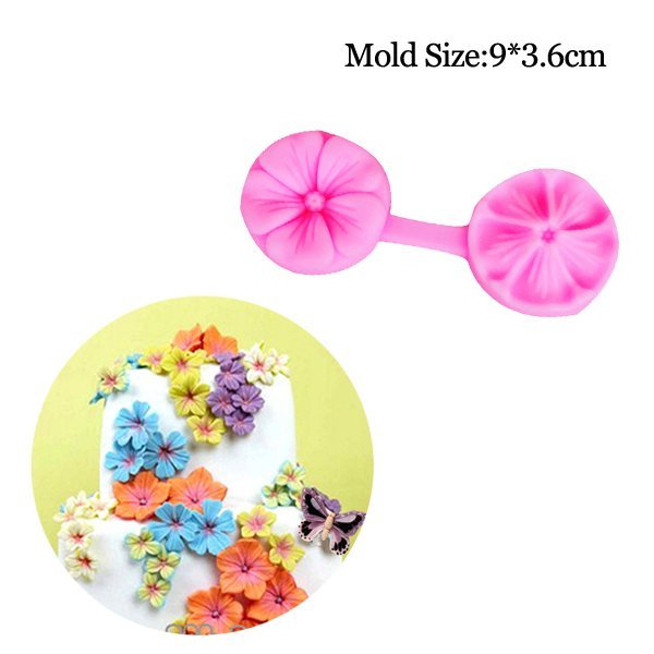 M107 Molde Para Hornear Flower Petal Mold Silicona Fondant Clay Veiner |Byjunyeor®