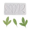 M2394 Peony Leaf Silicone Mould Clay Craft Supplies Fondant and Gum Paste Mold | Byjunyeor®