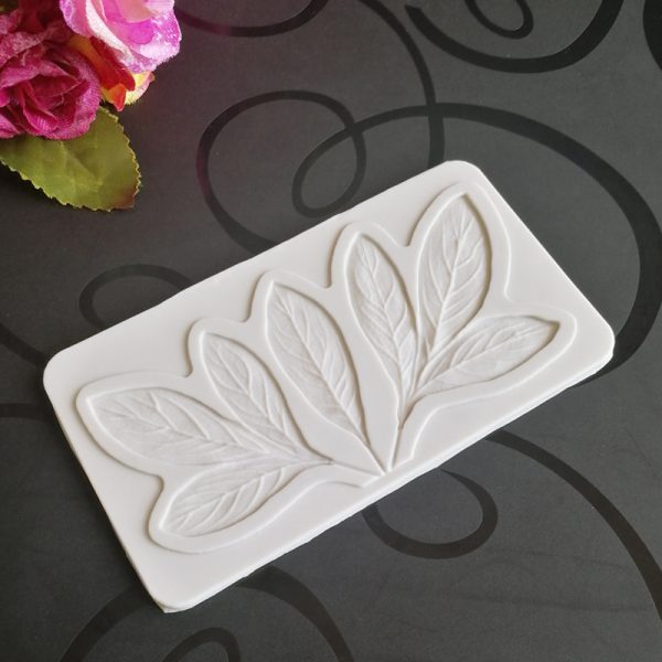 M2394-2 Peony Leaf Silicone Mould Clay Craft Supplies Fondant and Gum Paste Mold | Byjunyeor®