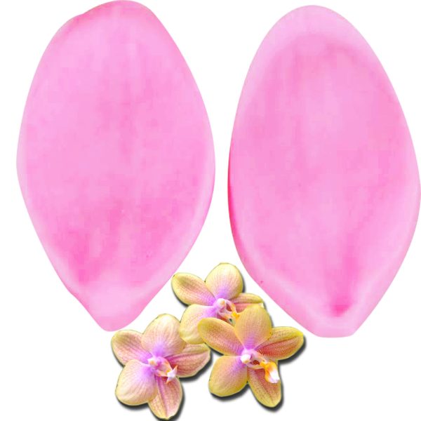 M463 2pcs Flower Cake Mold Silicone For Clay Orchid | Byjunyeor®