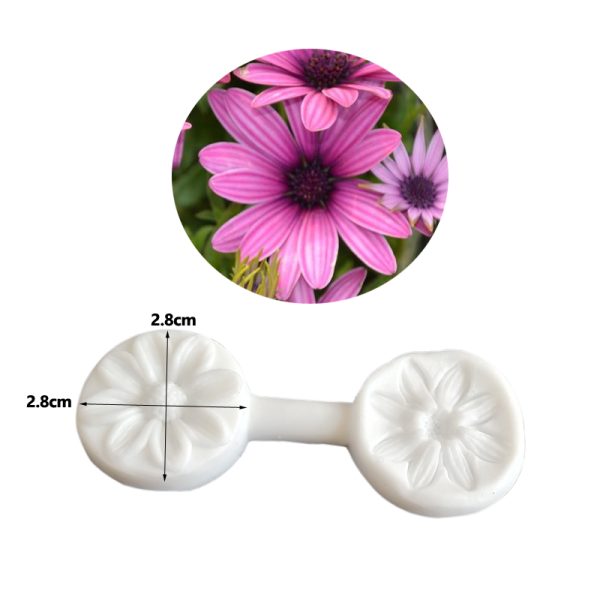 M468-3 1pcs Moldes De Silicona Repostería For Daisy Flower Sugar Paste Cake Mould | Byjunyeor®