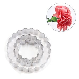 SSM079-2 3pcs Resin Cutter Molds-Sugar Carnation Moulds |Byjunyeor®