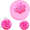 M087- Small Rose Flower Silicone Mold