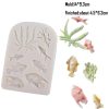 M2514-5 Fish, Seaweed Silicone Molds M2514