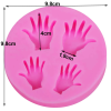 M565-2 Large Small Hands Cake Shaped Silicone Molds