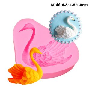 m034-yy Swan Silicone Mold