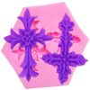 m225 Retro Cross Relief Silicone Mold