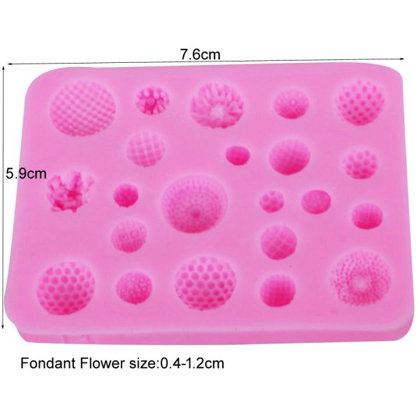 M077-1 Small Flower Shower Silicone Molds