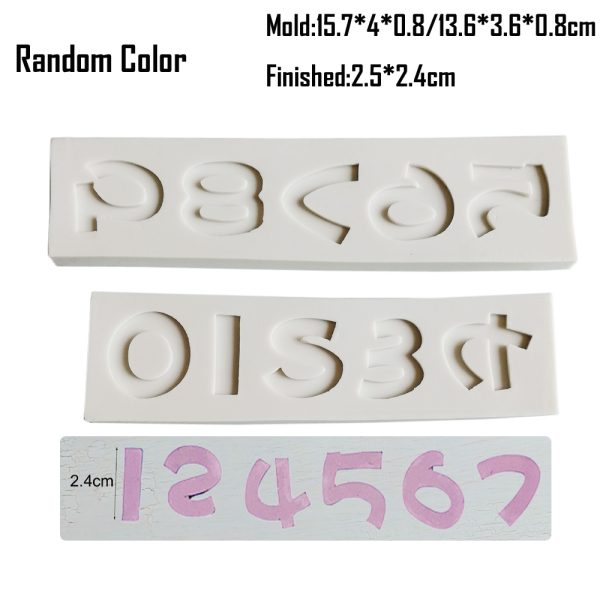 M2545-5 Number 0-9 Silicone Moulds