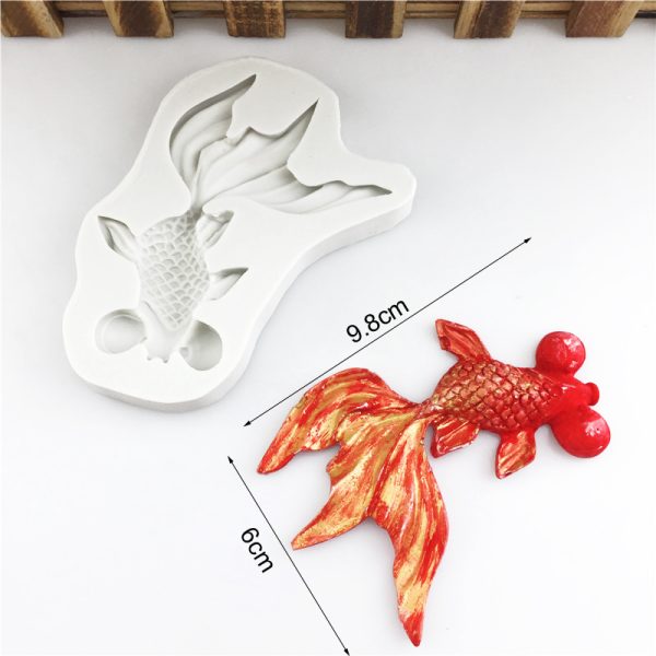 M2612-2 Golden Fish Silicone Molds