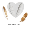 M2763-1pcs Feather Silicone Moulds