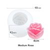 M2785-中 2 Ice Rose Candle Silicone Mold