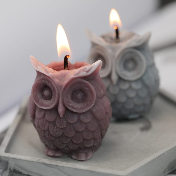 M2801-3 Owl Candle Silicone Moulds