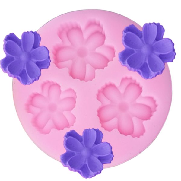 M2819-1 Cherry Flower Chocolate Silicone Moulds