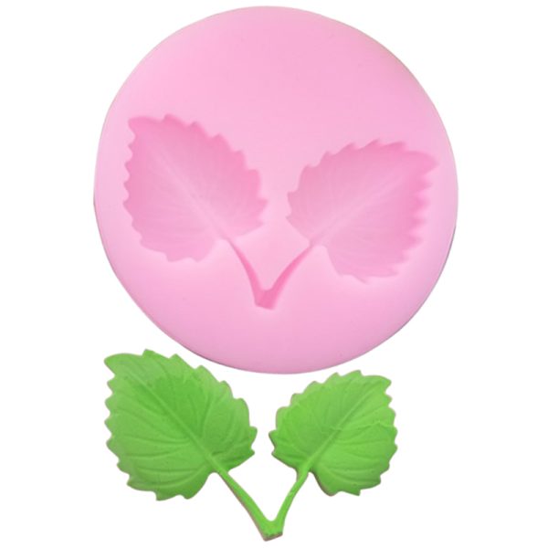 M2820-1 Cherry Leaves Chocolate Silicone Moulds