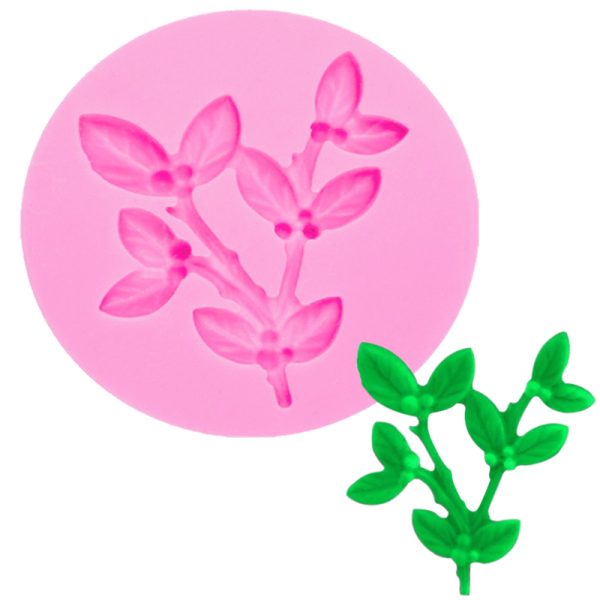 M2821-2 Acacia Beans Leaf Silicone Moulds