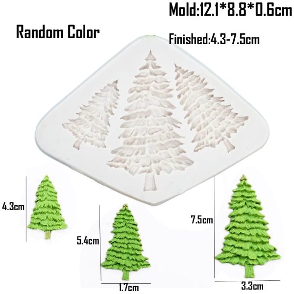 M2909-5 Christmas Tree Silicone Moulds