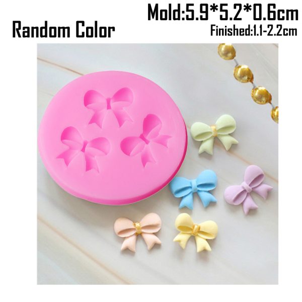 M014-5 Bowknots Silicone Chocolate Moulds
