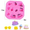 M084-53 Ice Cream & Cake Shaped Silicone Molds
