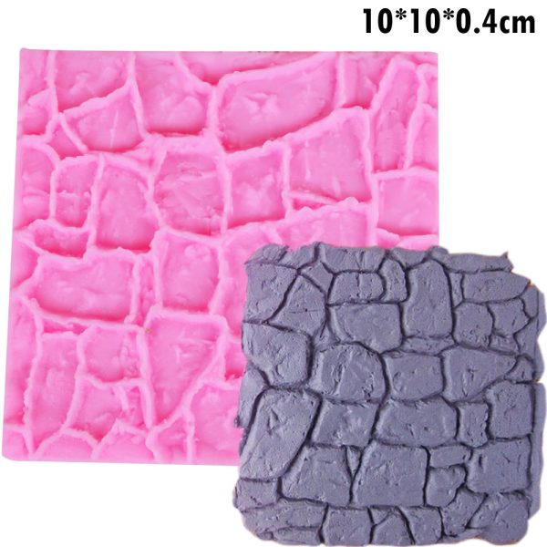 M476 Castle Brick Wall Texture Silicone Moulds