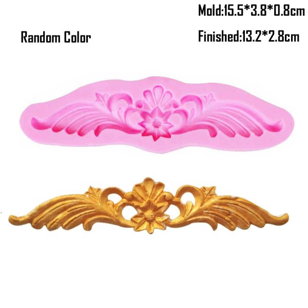 M896-5 Retro Relief Shaped Silicone Molds