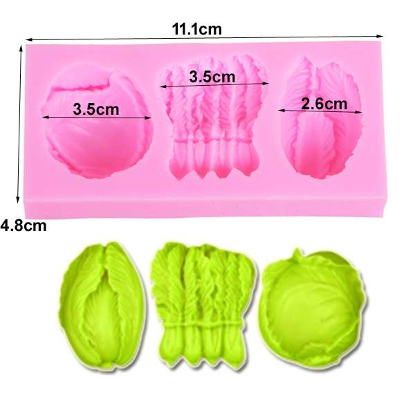 m2004-xhxh Chinese Cabbage Silicone Dessert Molds
