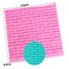 m2020 Castle Brick Wall Texture Silicone Moulds
