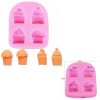 m817- Ice Cream & Cake Shaped Silicone Molds