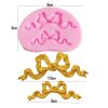 M841-2 Baroque Ribbon Silicone Molds