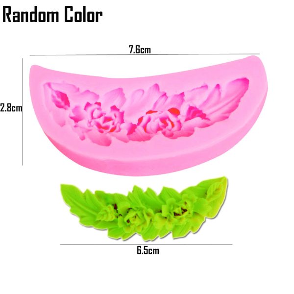 m049 Rose Leaf Silicone Molds